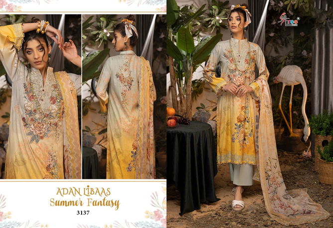 Shreematee Adan Libaas Pakistani Dress Material Catalog